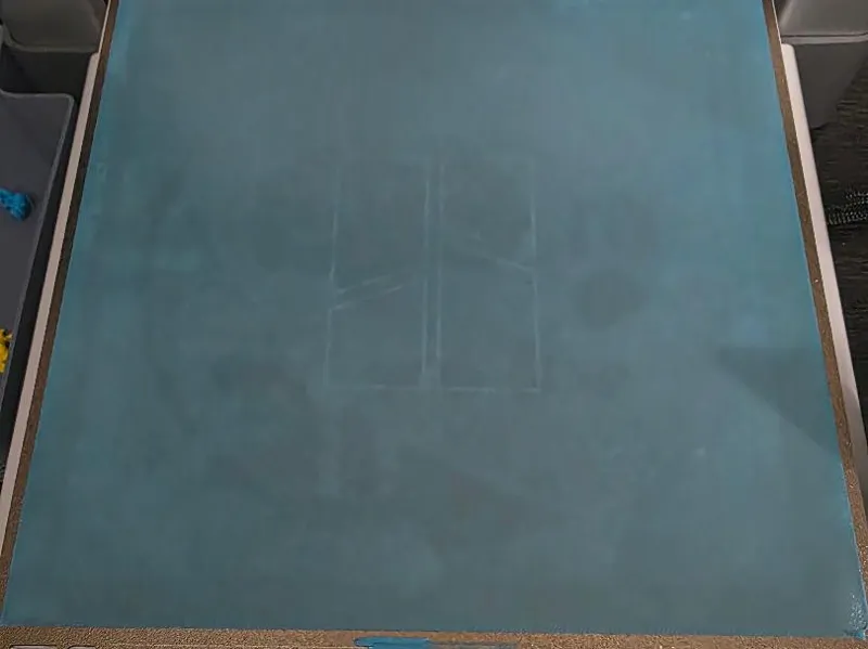 Full Bed First Layer Calibration Sheet 255 x 255