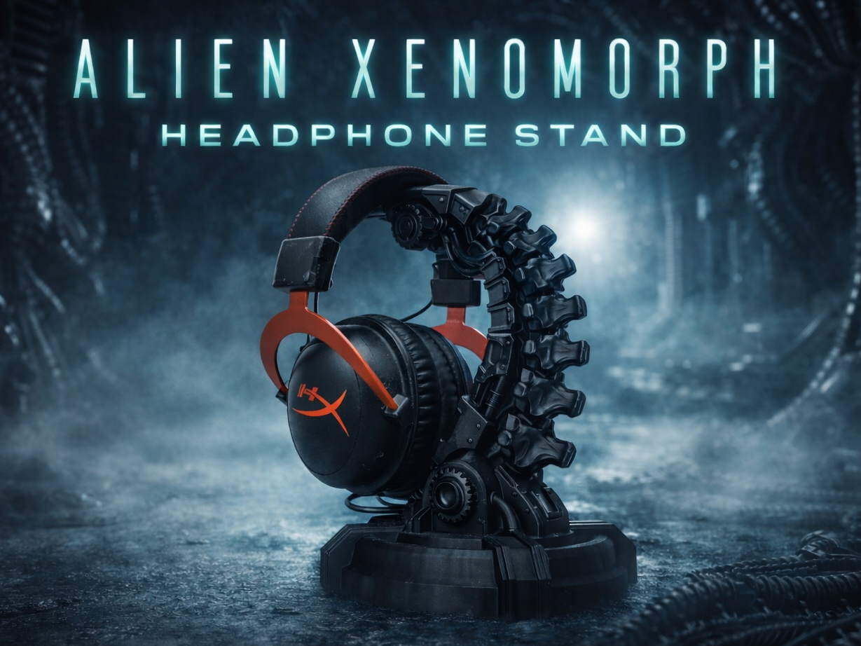 Xenomorph Inspired Headphone Stand – Biomechanical