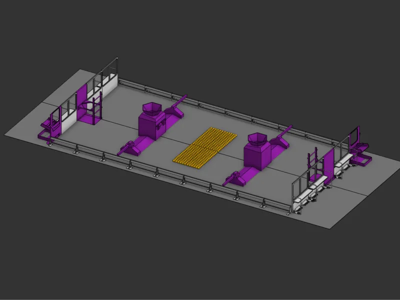 FRC Rebuilt 2026 Field Elements - 1/12th Scale