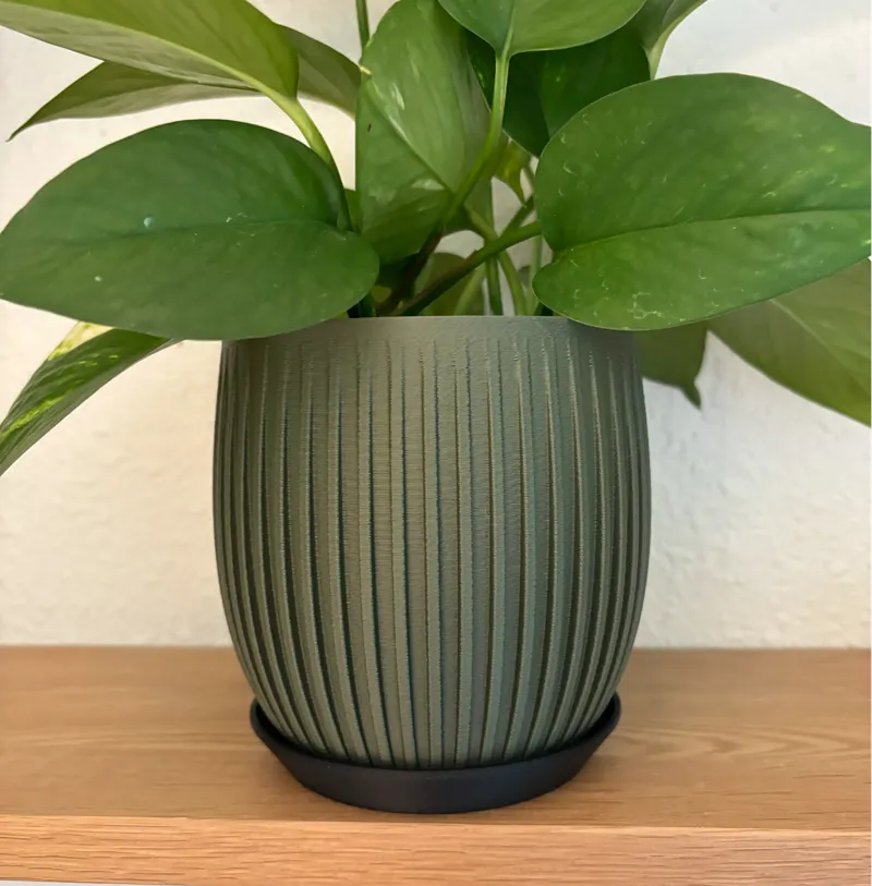 Parametric Vertical Splined Planter Pot
