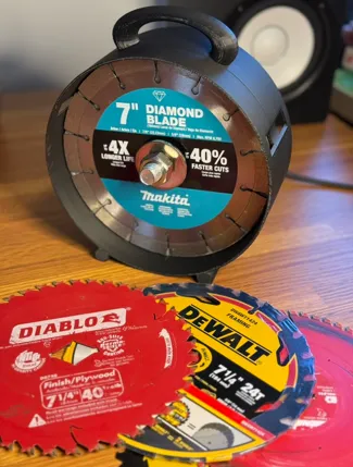 Circular Saw Blade Case for 7 1/4" - 184 mm Blades