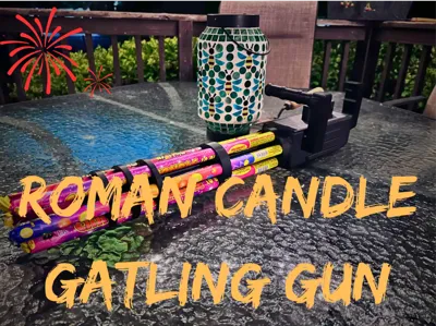 Roman candle Mini gun\Gatling gun