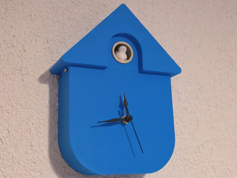 Modern Cuckoo Clock Wall Clock with Bird