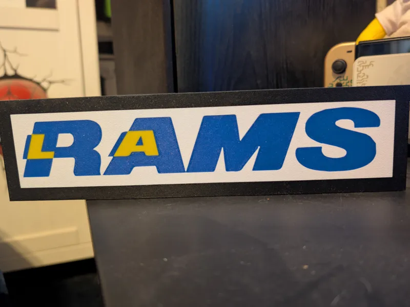 LA Rams Logo Lightbox