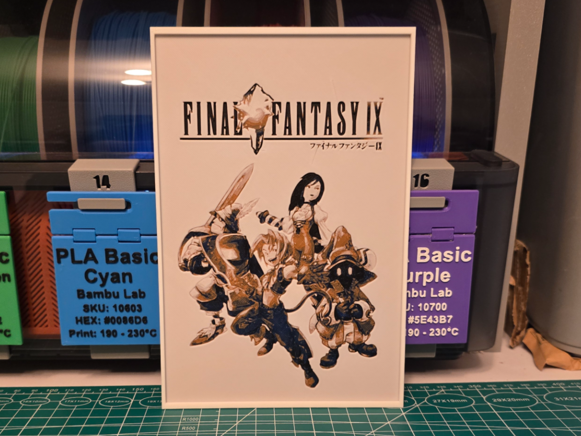 Final Fantasy IX Game Poster - Hueforge Art