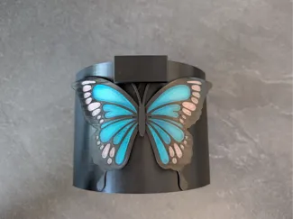 Support pliage papillon