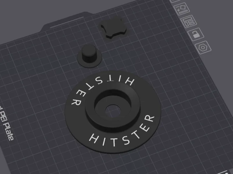 Hitster-Bingo – Stabiler Standfuß mit Kugellager