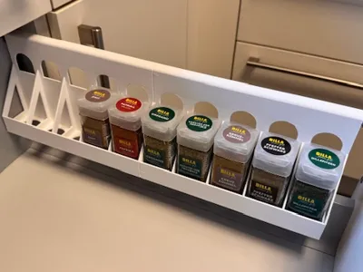 5-compartment Spice Rack