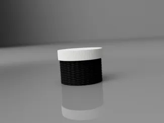 Diamond Patterned Container|No Supports