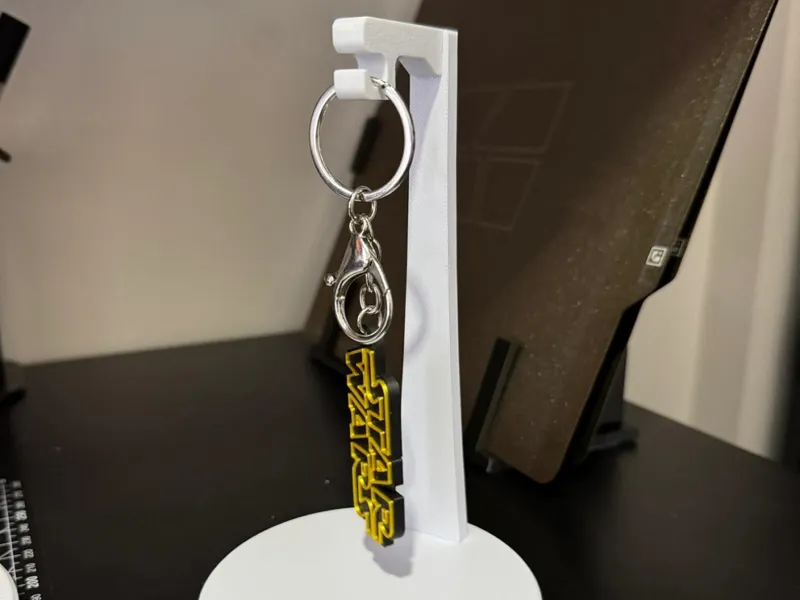 Suporte de chaveiro (único) para foto ou exposição