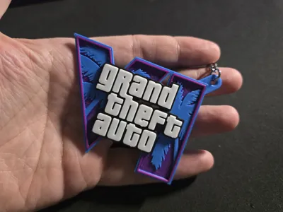Gran Theft Auto - GTA VI Keychain