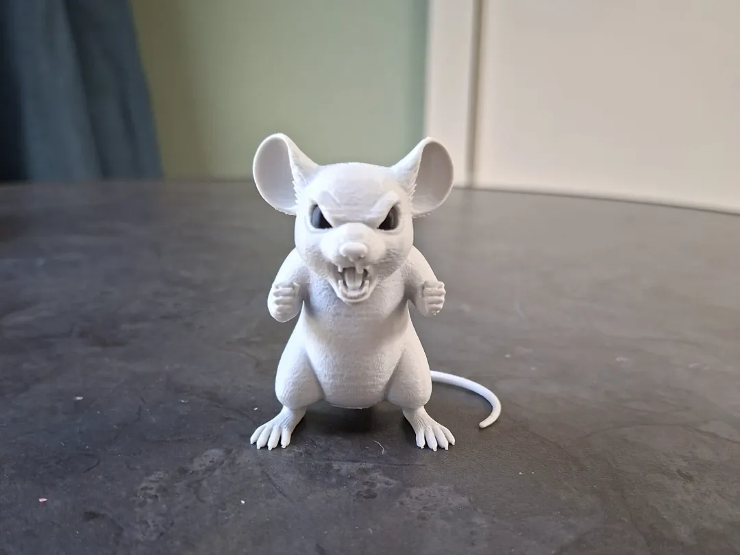 Tiny Angry Mouse – Fierce Little Desk Companion - Free 3D Print Model ...
