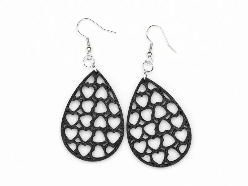 Heart Teardrop Earrings