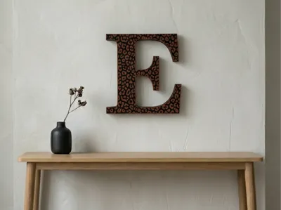 A-Z Decoration Letters - leopard print letters