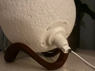 Moon Lamp E14 adapter plate