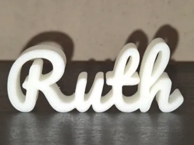Ruth Name Sign Display Decor