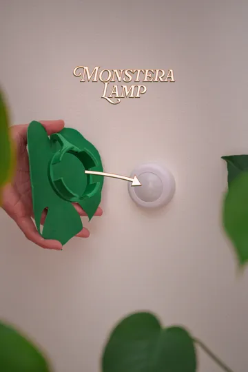 Accesorio de iluminación decorativa: Monstera Lamp - Detailed Wall Lamp — vista de referencia 4