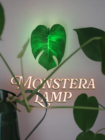 Accesorio de iluminación decorativa: Monstera Lamp - Detailed Wall Lamp — vista de referencia 2