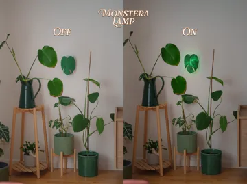 Accesorio de iluminación decorativa: Monstera Lamp - Detailed Wall Lamp — vista de referencia 3