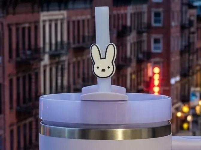 bad bunny tumbler topper