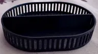 tray with louvered design