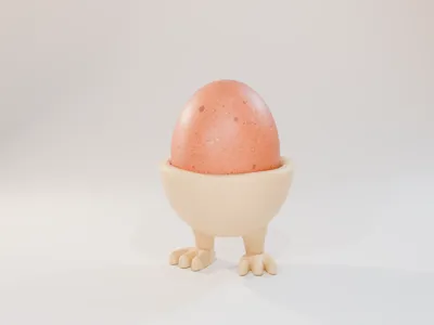 Contemporary Egg Cup | Chicken Egg Holder Stand - Free 3D Print Model ...