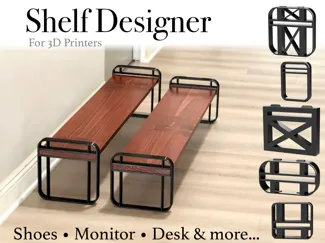 Shelf Designer - Shoe Rack -Desks,Monitors & more!
