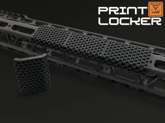 (Snap In) M-LOK Rail Covers Hex Grip V2