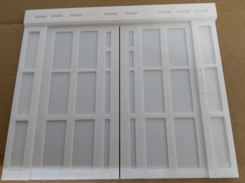 Hoth Echo base large door