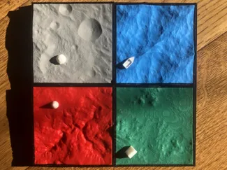 Minimalist Worlds Diorama