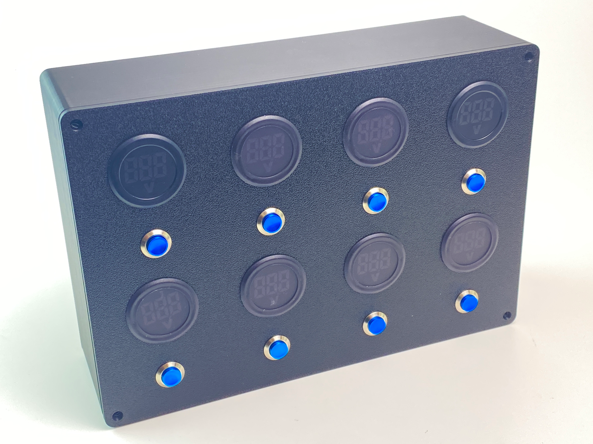 Off-Grid Solar Monitoring Panel 8x Battery Gauge