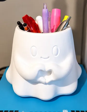 Maceta decorativa: Cute Ghost Planter & Desk Organizer — vista de referencia 3