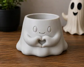 Maceta decorativa: Cute Ghost Planter & Desk Organizer — vista de referencia 5