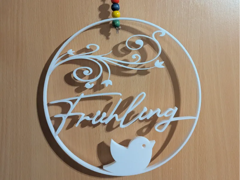 Fensterbild Frühling