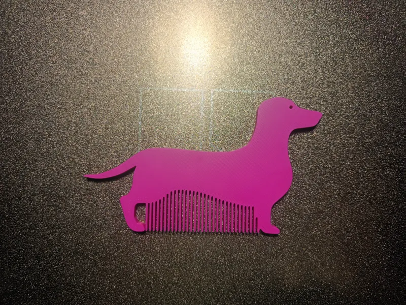 Dachshund hair comb