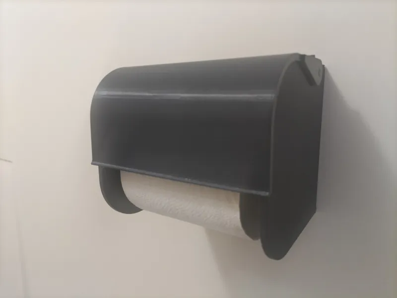 ユニットバス用、濡れにくい トイレットペーパーホルダー カバー付き