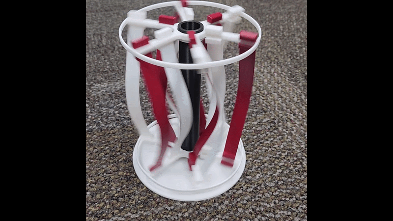 Ultralight Desk Wind Spinner – Low-Friction