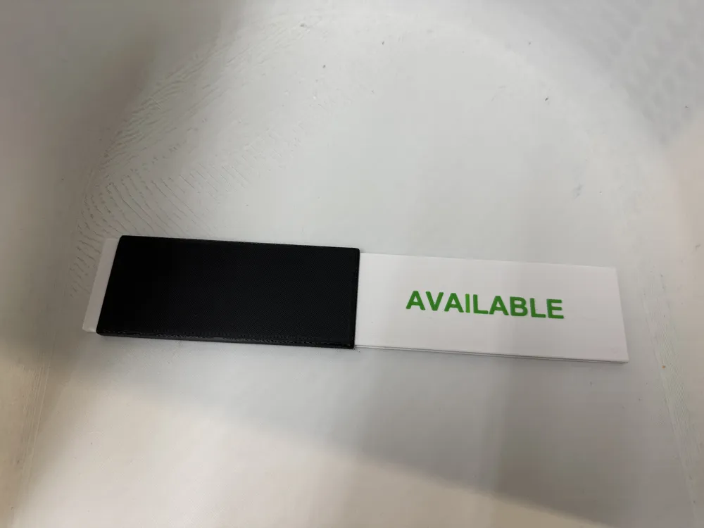 Conference Room Sliding Sign - Meeting In Progress - Free 3D Print ...