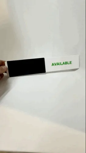 Conference Room Sliding Sign - Meeting In Progress - Free 3D Print ...
