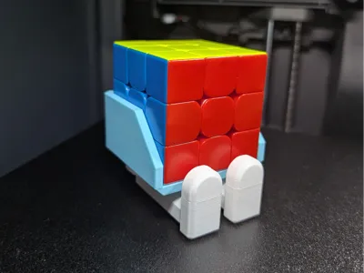 Robot rubik's cube stand