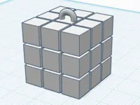 Porte-clés Rubik's Cube — photo 2