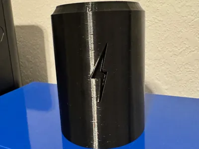 Koozie with Lightning Bolt