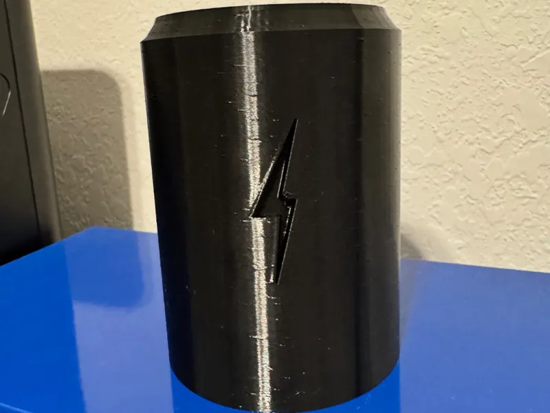 Koozie with Lightning Bolt