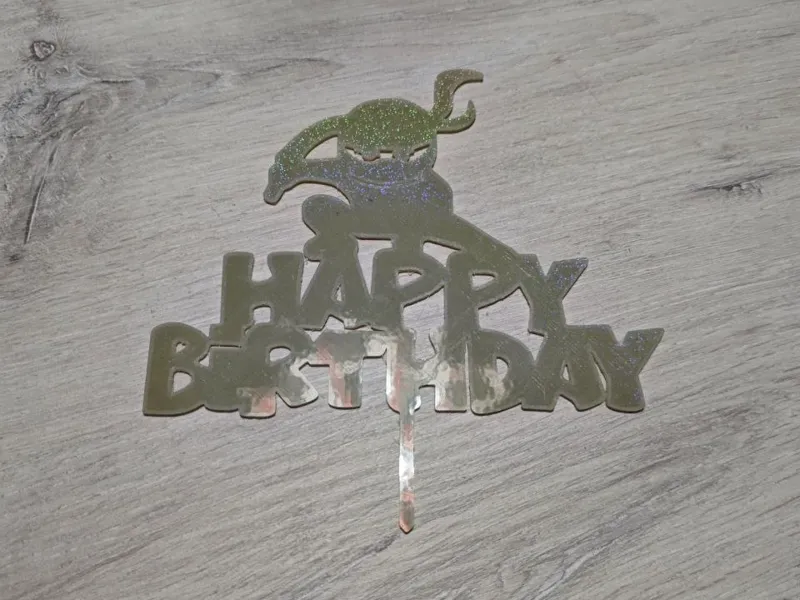 Topper Happy Birthday Ninja