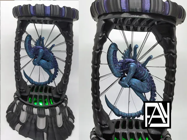 Suspended Alien Xenomorph