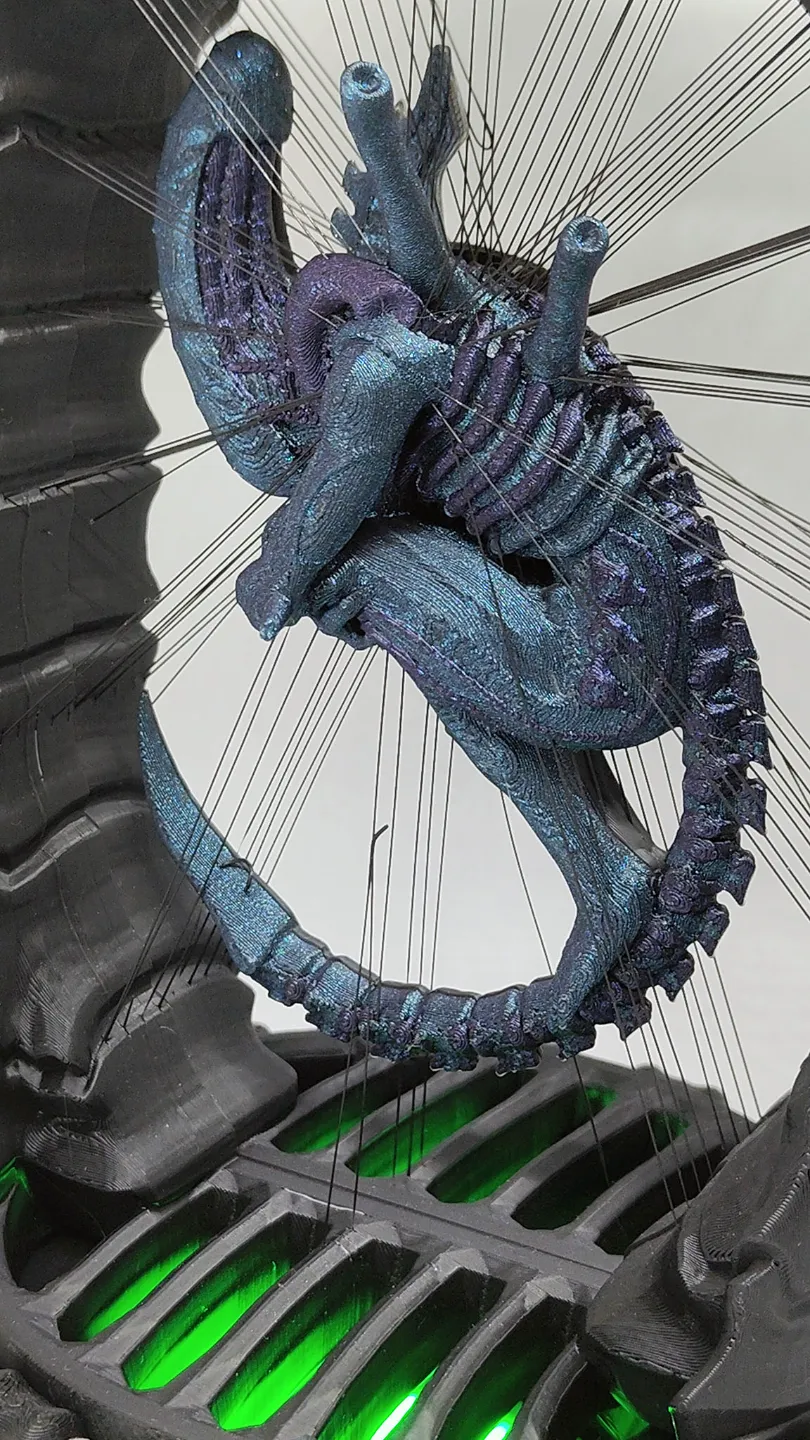 Suspended Alien Xenomorph view 3