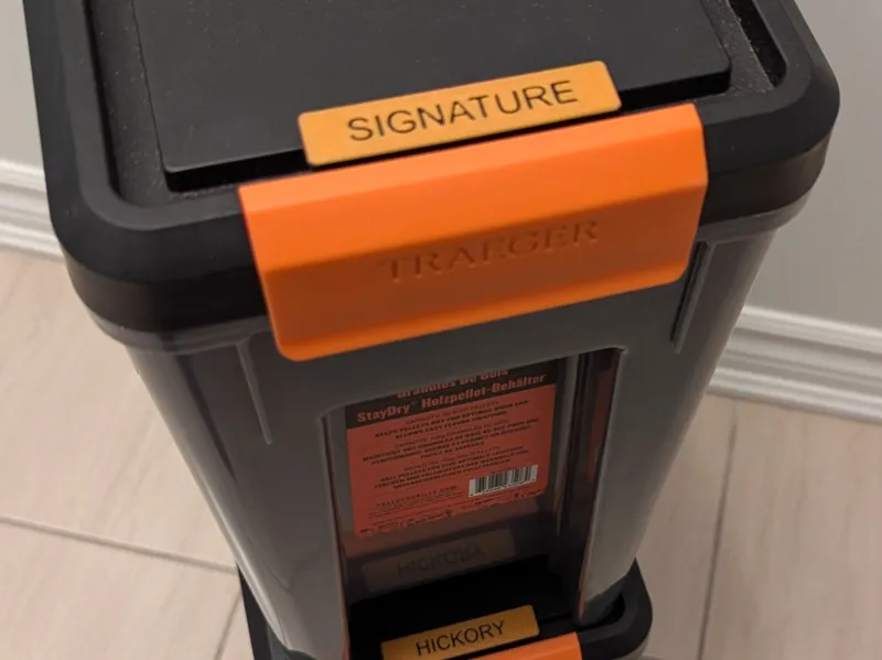 Traeger Pellet Bin Tags