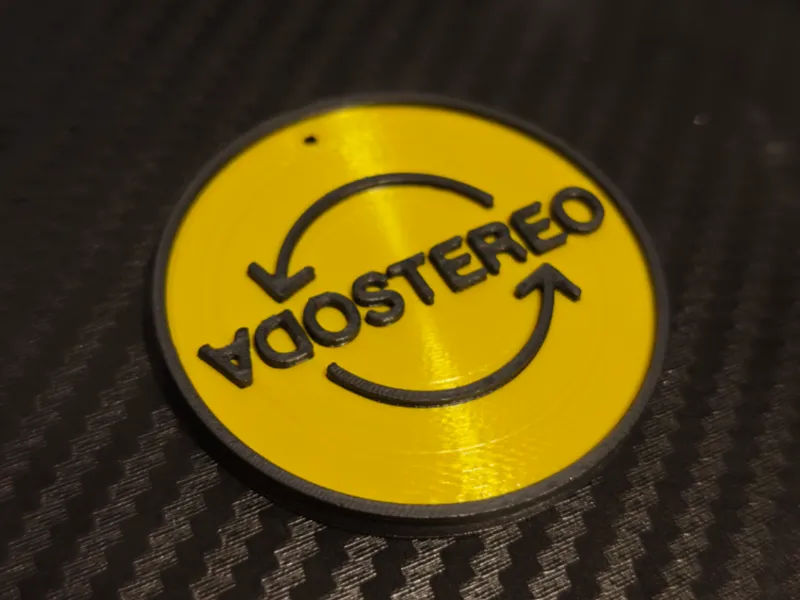Soda Stereo Keychain