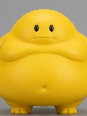 Modelo para impresión 3D: Verity Obesity (Sad) — vista de referencia 2