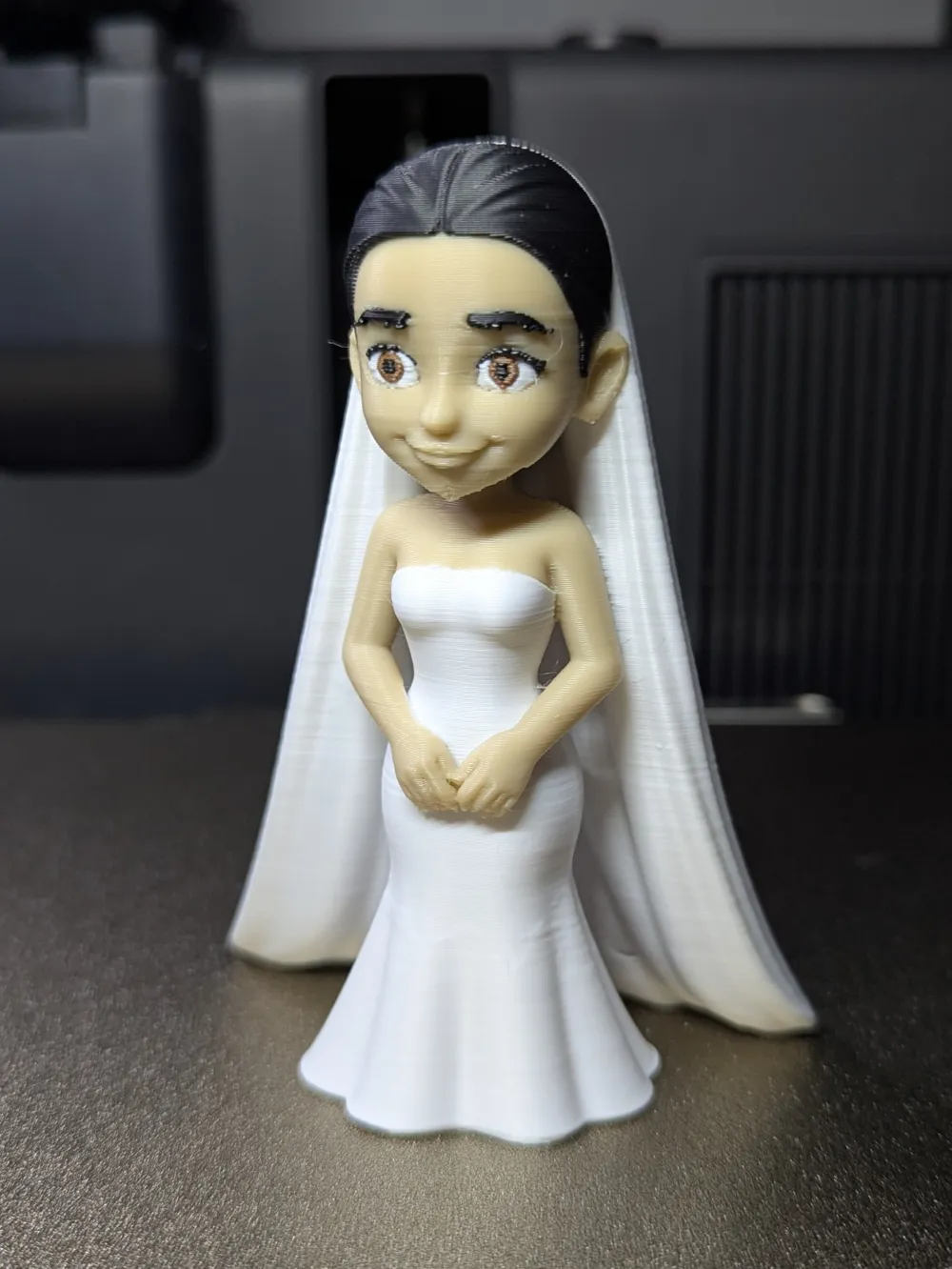 Elegant Bride Figurine for Wedding Cake Topper - Free 3D Print Model ...